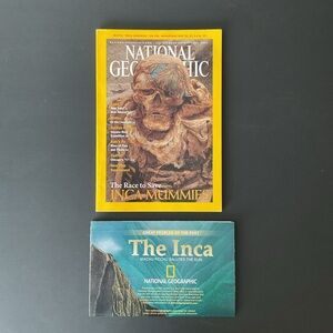 National Geographic Magazine May 2002 The Race to Save Inca Mummies